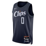 Los Angeles Clippers Trikot Russell Westbrook Nike 2023-24 City Edition Navy Swingman - Herren